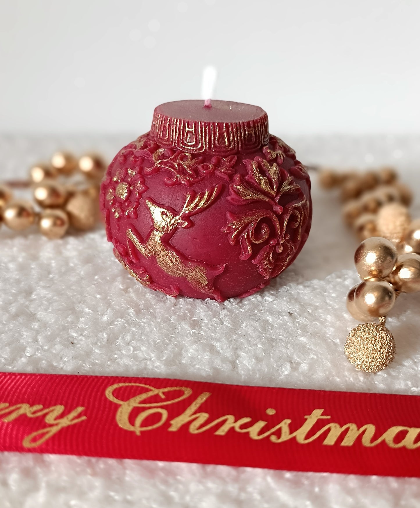 Bougie Boule de Noël