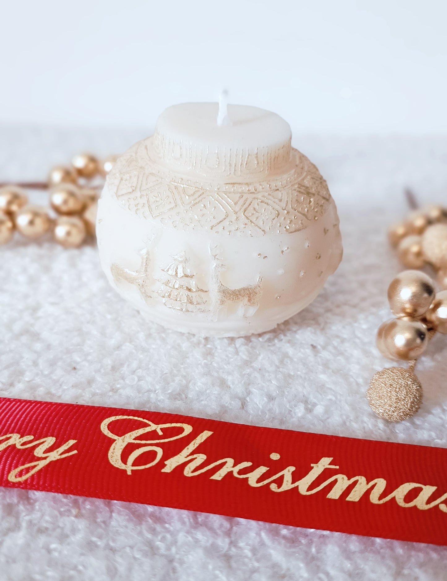 Bougie Boule de Noël