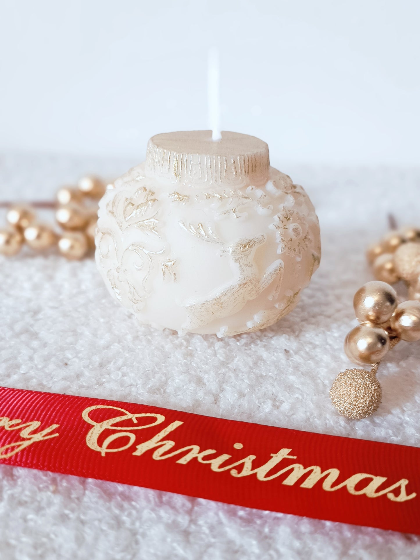 Bougie Boule de Noël
