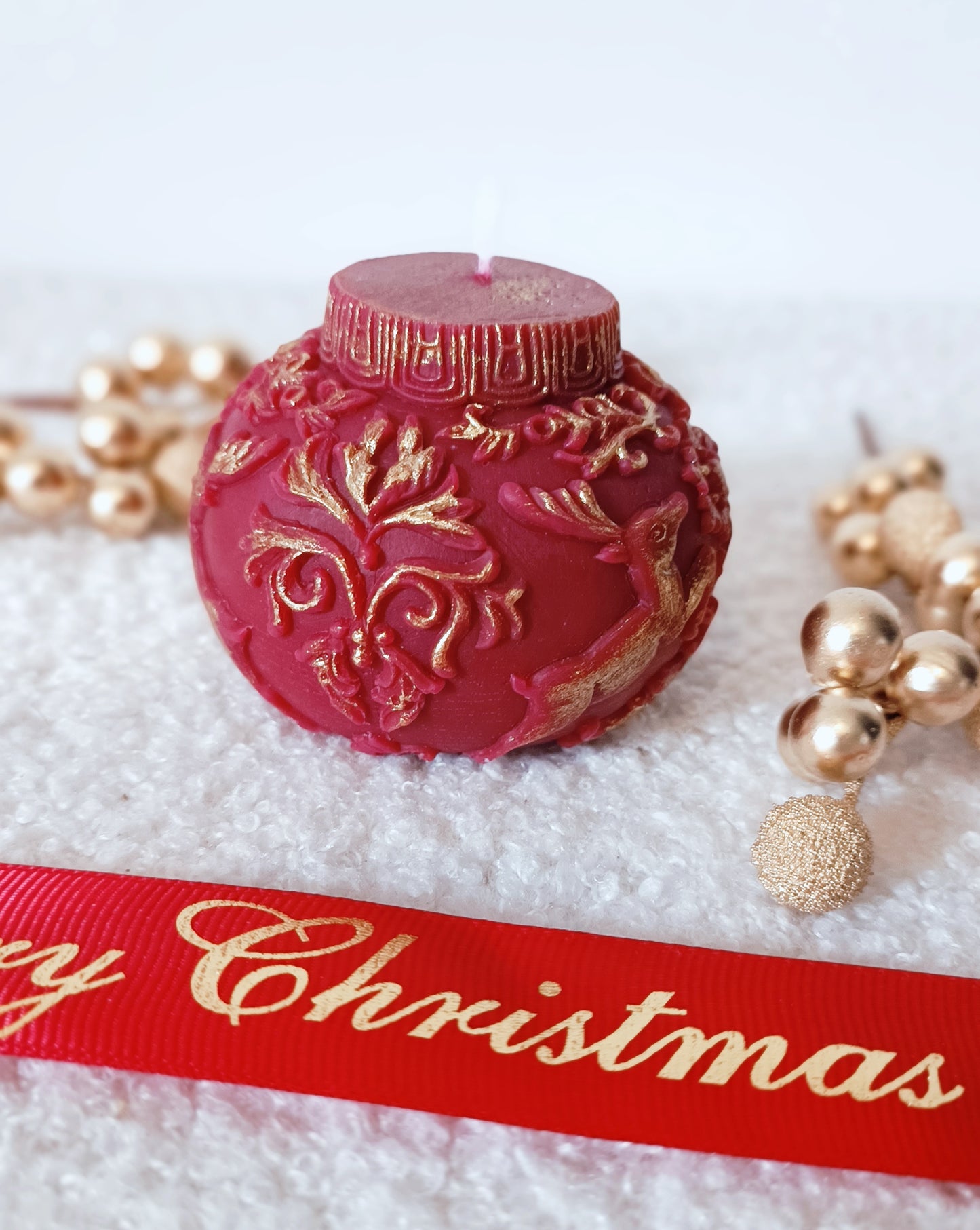 Bougie Boule de Noël
