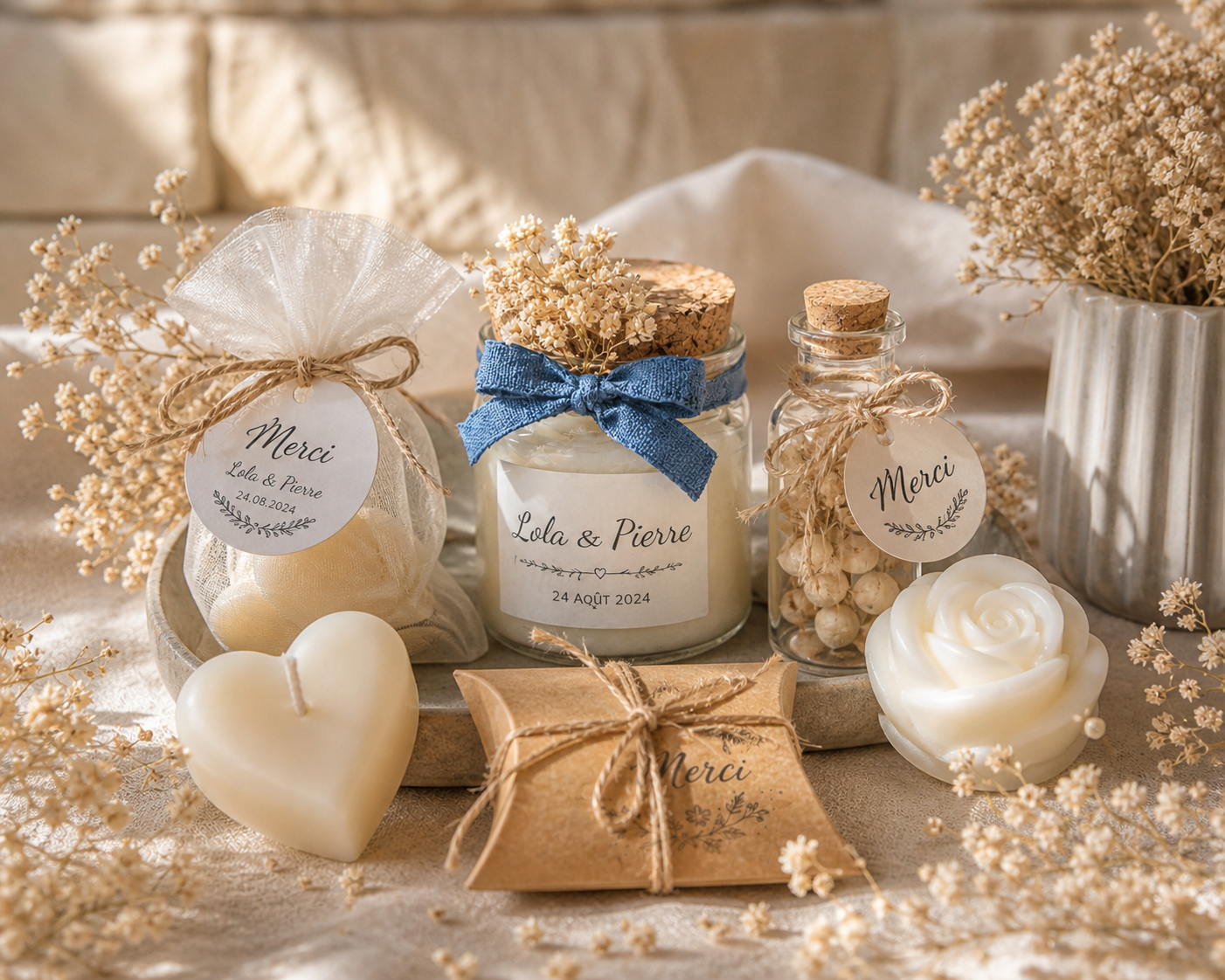 Accompte devis cadeaux invités