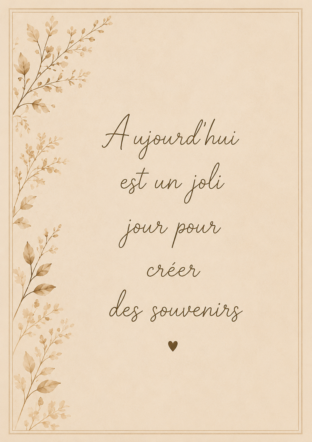 Cadre fleuri 15x20cm