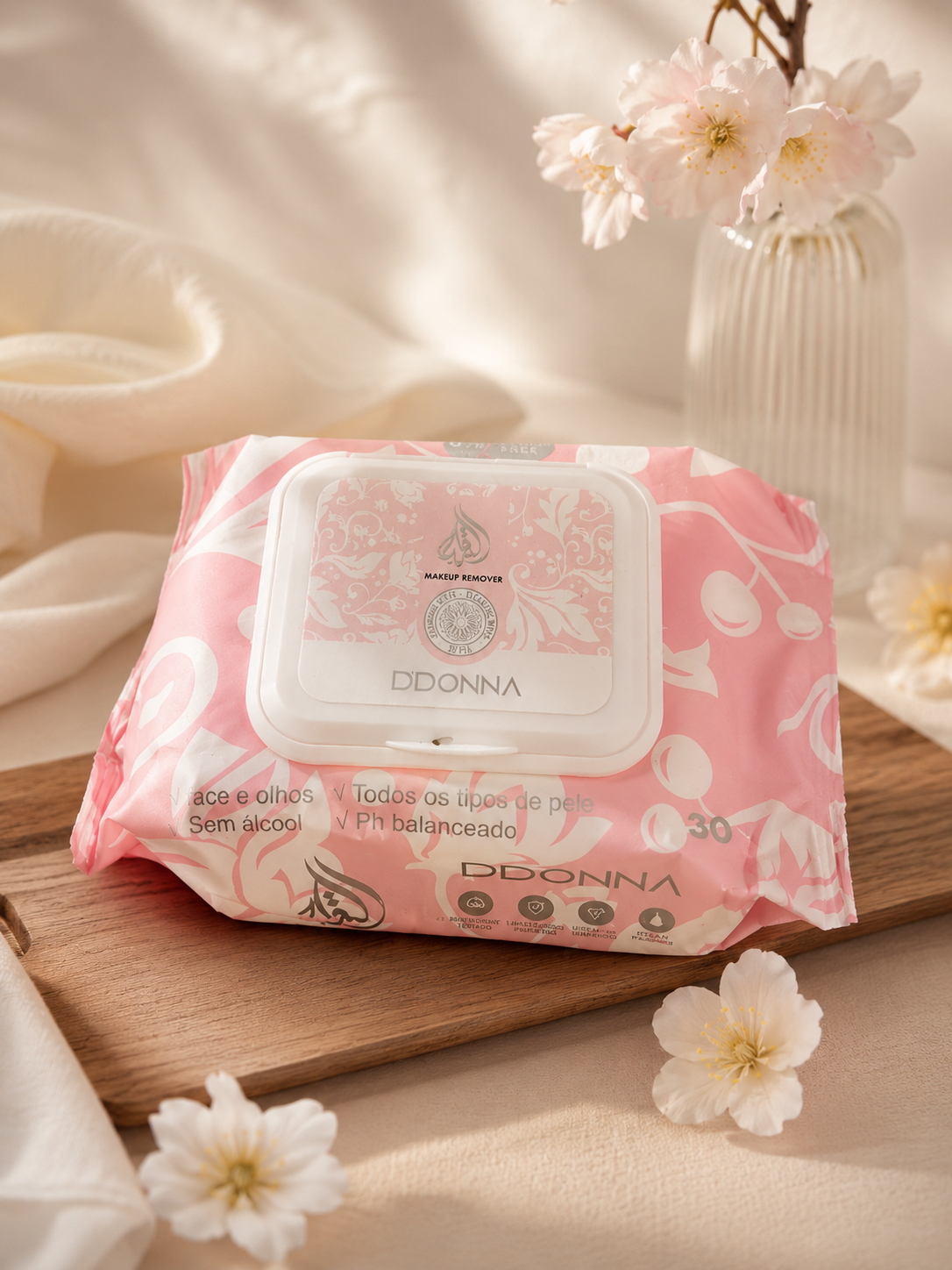 Lingettes démaquillantes & hydratantes