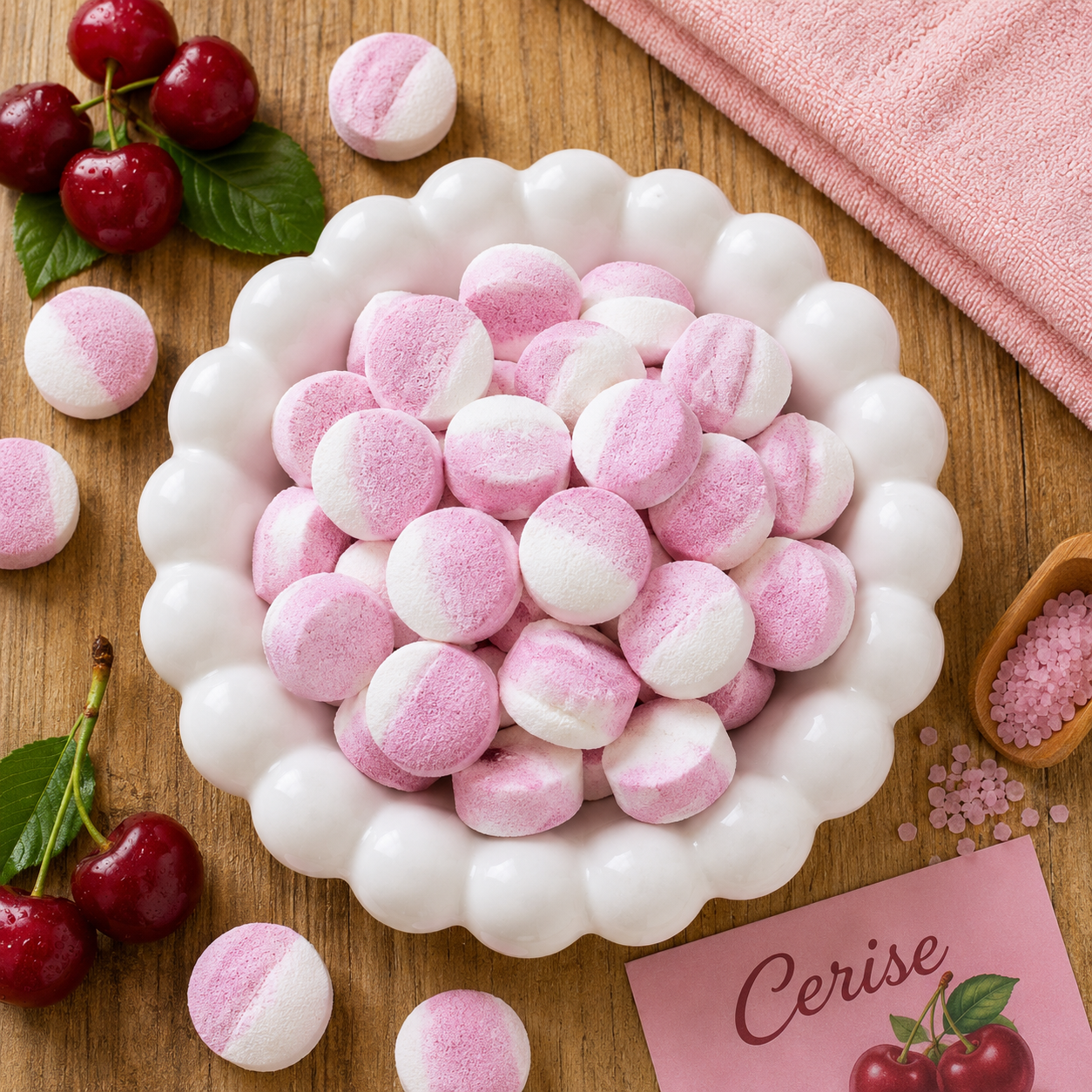 Mini billes effervescentes Cerise