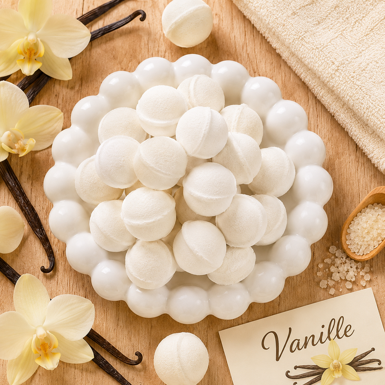 Mini billes effervescentes Vanille