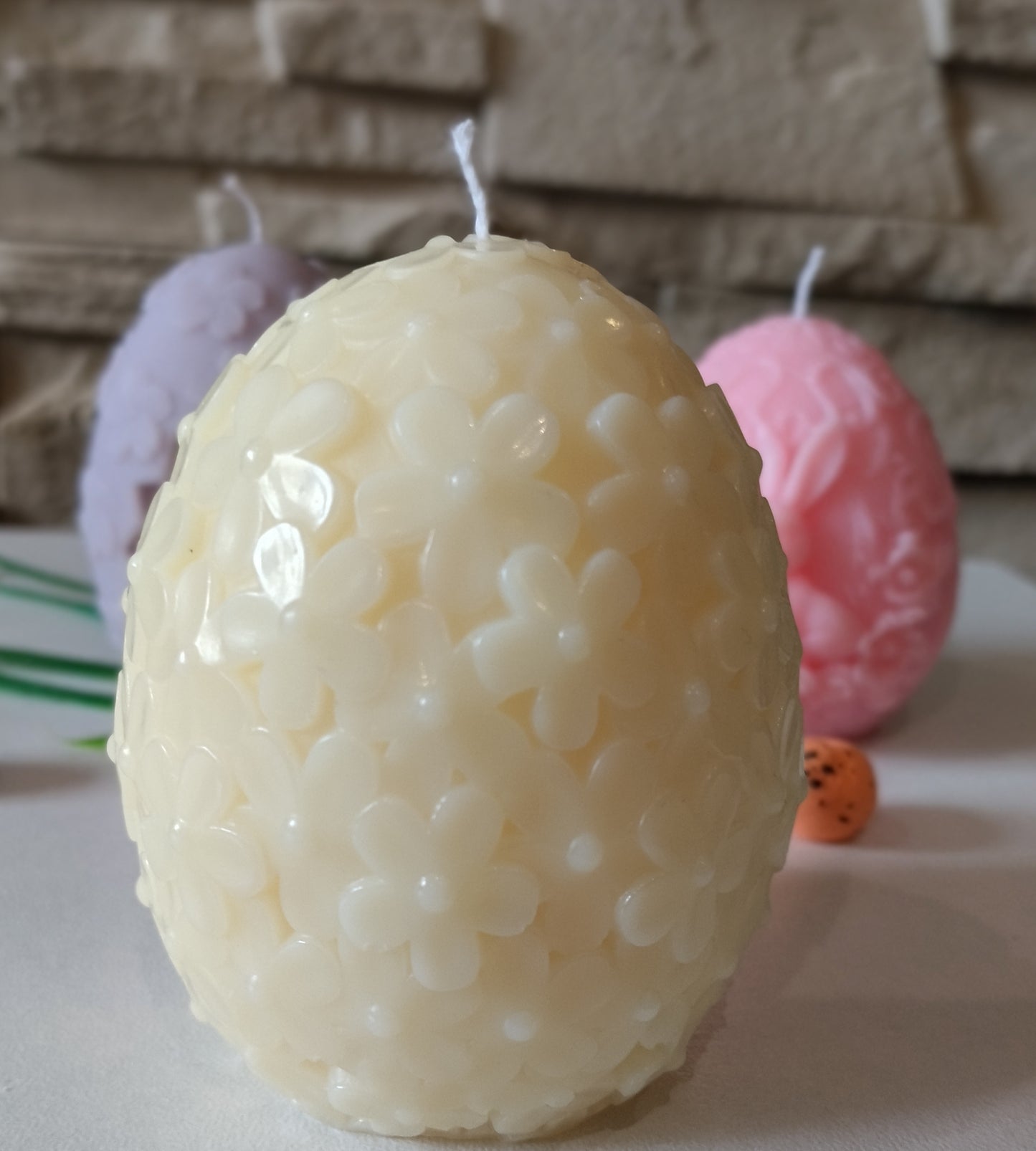 Oeuf fleuri