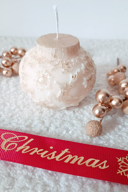Bougie Boule de Noël