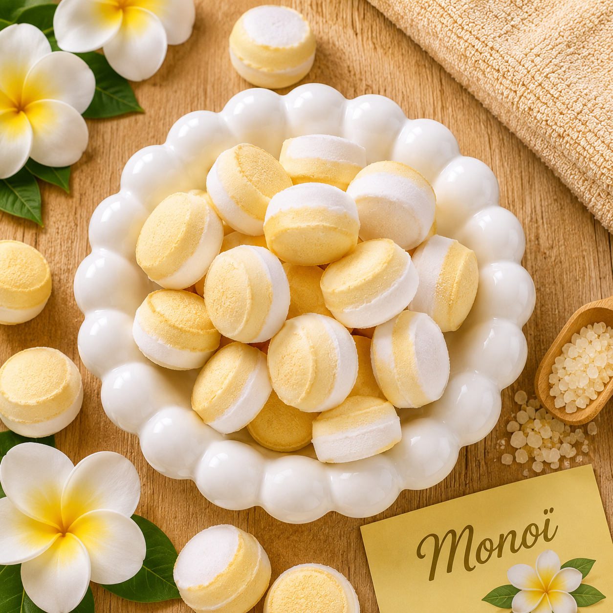 Mini billes effervescentes Monoï