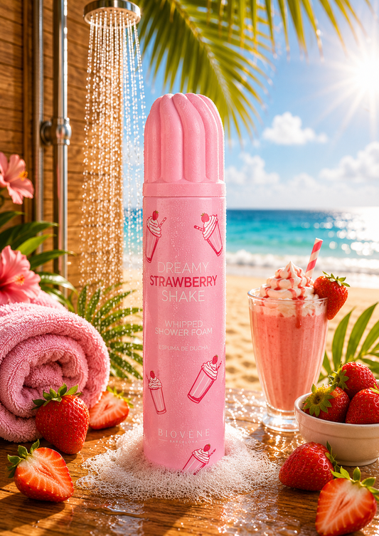 Mousse de douche Fraise